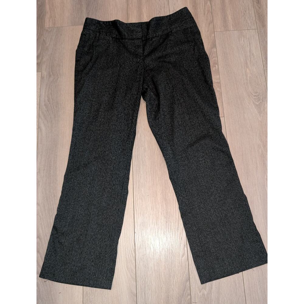 Maurices Smart Technology Wide Leg Dress Pants Black Faux Pockets Sz 11/12 Short